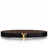 Louis Vuitton LV Initiales 30MM Reversible Belt In Monogram Canvas M9453T Louis Vuitton LV Initiales 30MM Reversible Belt In Monogram Canvas M9453T