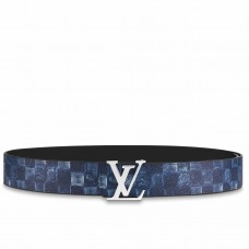 Louis Vuitton LV Initiales 40MM Reversible Belt In Damier Salt Canvas M0378Q