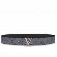 Louis Vuitton LV Line 40mm Reversible Belt In Monogram Eclipse Canvas M0373V