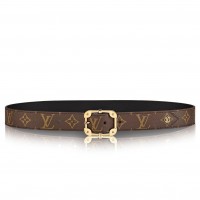 Louis Vuitton LV Malletier 30MM Belt In Monogram Canvas M9312U Louis Vuitton LV Malletier 30MM Belt In Monogram Canvas M9312U