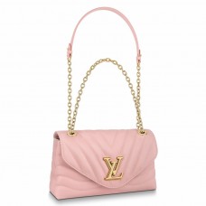 Louis Vuitton LV New Wave Chain MM Bag In Pink Leather M59985 Louis Vuitton LV New Wave Chain MM Bag In Pink Leather M59985