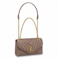 Louis Vuitton LV New Wave Chain MM Bag In Taupe Leather M58550 Louis Vuitton LV New Wave Chain MM Bag In Taupe Leather M58550