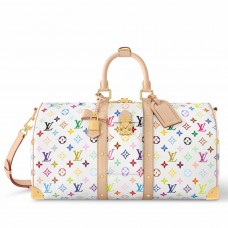 Louis Vuitton LV x TM Keepall Bandouliere 45 Bag in Monogram Multicolored Canvas M13742