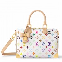 Louis Vuitton LV x TM Speedy Bandouliere 25 Bag in Monogram Multicolored Canvas M13085