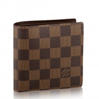 Louis Vuitton Marco Wallet In Damier Ebene Canvas N61675 Louis Vuitton Marco Wallet In Damier Ebene Canvas N61675