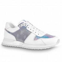Louis Vuitton Men's Run Away Sneakers In Iridescent Monogram Louis Vuitton Men's Run Away Sneakers In Iridescent Monogram