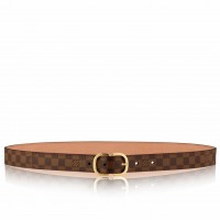 Louis Vuitton Mini 25MM Belt In Damier Ebene Canvas M9744V Louis Vuitton Mini 25MM Belt In Damier Ebene Canvas M9744V