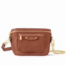Louis Vuitton Mini Bumbag in Monogram Empreinte Leather M12753 Louis Vuitton Mini Bumbag in Monogram Empreinte Leather M12753