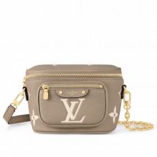 Louis Vuitton Mini Bumbag in Monogram Empreinte Leather M83219 Louis Vuitton Mini Bumbag in Monogram Empreinte Leather M83219