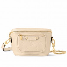 Louis Vuitton Mini Bumbag in Monogram Empreinte Leather M83275 Louis Vuitton Mini Bumbag in Monogram Empreinte Leather M83275