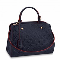 Louis Vuitton Montaigne MM Bag In Monogram Empreinte Leather M42746 Louis Vuitton Montaigne MM Bag In Monogram Empreinte Leather M42746