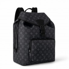 Louis Vuitton Montsouris Backpack in Monogram Eclipse Canvas M46683