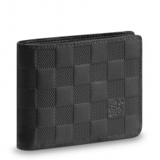Louis Vuitton Multiple Wallet In Damier Infini Leather N63124 Louis Vuitton Multiple Wallet In Damier Infini Leather N63124