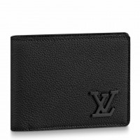 Louis Vuitton Multiple Wallet In LV Aerogram Leather M69829