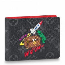 Louis Vuitton Multiple Wallet In Monogram Eclipse Canvas M80930 Louis Vuitton Multiple Wallet In Monogram Eclipse Canvas M80930
