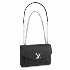 Louis Vuitton Mylockme BB Bag In Black Leather M51418 Louis Vuitton Mylockme BB Bag In Black Leather M51418