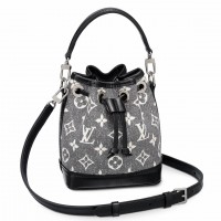 Louis Vuitton Nano Noe Bag In Monogram Denim M46449 Louis Vuitton Nano Noe Bag In Monogram Denim M46449