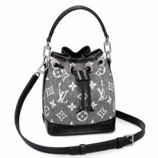 Louis Vuitton Nano Noe Bag In Monogram Denim M46449 Louis Vuitton Nano Noe Bag In Monogram Denim M46449
