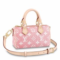 Louis Vuitton Nano Speedy Bag In Monogram Denim M81213 Louis Vuitton Nano Speedy Bag In Monogram Denim M81213