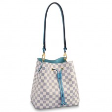 Louis Vuitton Neonoe MM Bag In Damier Azur Canvas N40153 Louis Vuitton Neonoe MM Bag In Damier Azur Canvas N40153