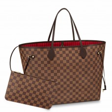 Louis Vuitton Neverfull GM Bag In Damier Ebene Canvas N41357 Louis Vuitton Neverfull GM Bag In Damier Ebene Canvas N41357