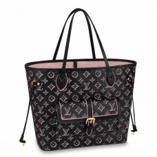 Louis Vuitton Neverfull MM Bag In Black Monogram Canvas M46137