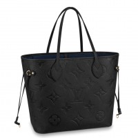 Louis Vuitton Neverfull MM Bag In Monogram Empreinte Leather M45685
