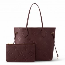 Louis Vuitton Neverfull MM Bag In Monogram Empreinte Leather M46599 Louis Vuitton Neverfull MM Bag In Monogram Empreinte Leather M46599