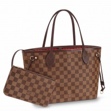 Louis Vuitton Neverfull PM Bag In Damier Ebene Canvas N41359 Louis Vuitton Neverfull PM Bag In Damier Ebene Canvas N41359