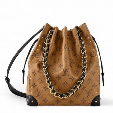 Louis Vuitton Noe Trunk PM Bag in Monogram Reverse Canvas M13324 Louis Vuitton Noe Trunk PM Bag in Monogram Reverse Canvas M13324