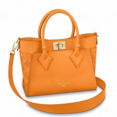 Louis Vuitton On My Side PM Bag in Yellow Calfskin and Mahina Leather M57730 Louis Vuitton On My Side PM Bag in Yellow Calfskin and Mahina Leather M57730