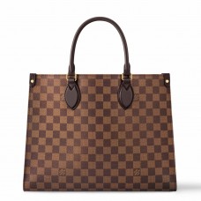 Louis Vuitton OnTheGo MM Bag in Damier Ebene Canvas N00065 Louis Vuitton OnTheGo MM Bag in Damier Ebene Canvas N00065
