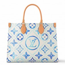 Louis Vuitton OnTheGo MM Bag in Monogram Tiles Canvas M11262