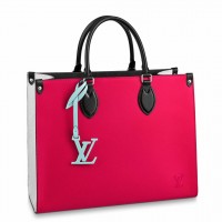 Louis Vuitton Onthego MM Bag In Red Epi Leather M56229 Louis Vuitton Onthego MM Bag In Red Epi Leather M56229