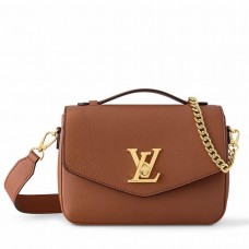 Louis Vuitton Oxford Lockme Bag in Brown Leather M22952 Louis Vuitton Oxford Lockme Bag in Brown Leather M22952