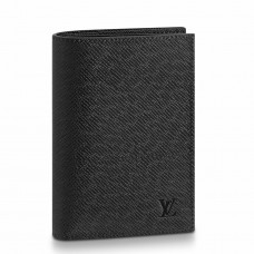 Louis Vuitton Passport Cover In Black Taiga Leather M64503 Louis Vuitton Passport Cover In Black Taiga Leather M64503