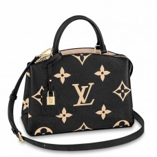 Louis Vuitton Petit Palais Bag In Bicolor Monogram Empreinte Leather M58913 Louis Vuitton Petit Palais Bag In Bicolor Monogram Empreinte Leather M58913