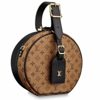 Louis Vuitton Petite Boite Chapeau In Monogram Reverse Canvas M43510 Louis Vuitton Petite Boite Chapeau In Monogram Reverse Canvas M43510