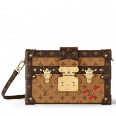 Louis Vuitton Petite Malle Bag In Monogram Reverse Canvas M45960 Louis Vuitton Petite Malle Bag In Monogram Reverse Canvas M45960