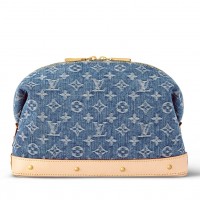 Louis Vuitton Pochette Cosmetique GM in Monogram Denim M24317 Louis Vuitton Pochette Cosmetique GM in Monogram Denim M24317