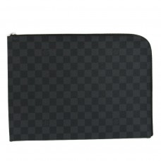 Louis Vuitton Pochette Jour GM In Damier Graphite Canvas N41501 Louis Vuitton Pochette Jour GM In Damier Graphite Canvas N41501