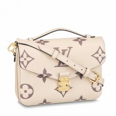 Louis Vuitton Pochette Metis Bag In Bicolor Empreinte Leather M45596 Louis Vuitton Pochette Metis Bag In Bicolor Empreinte Leather M45596