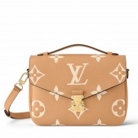 Louis Vuitton Pochette Metis Bag In Monogram Empreinte Leather M45809 Louis Vuitton Pochette Metis Bag In Monogram Empreinte Leather M45809