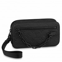 Louis Vuitton Pochette Volga In Monogram Taurillon Leather M55703 Louis Vuitton Pochette Volga In Monogram Taurillon Leather M55703