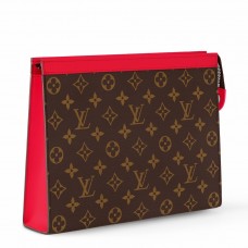 Louis Vuitton Pochette Voyage MM in Monogram Macassar Canvas M82857 Louis Vuitton Pochette Voyage MM in Monogram Macassar Canvas M82857