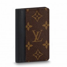 Louis Vuitton Pocket Organizer In Monogram Macassar Canvas M60111 Louis Vuitton Pocket Organizer In Monogram Macassar Canvas M60111