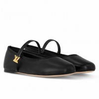 Louis Vuitton Romy Flat Ballerinas in Black Lambskin Louis Vuitton Romy Flat Ballerinas in Black Lambskin
