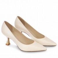 Louis Vuitton Sparkle Pumps 65mm in White Leather