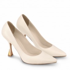 Louis Vuitton Sparkle Pumps 95mm in White Leather Louis Vuitton Sparkle Pumps 95mm in White Leather