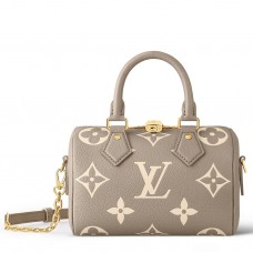 Louis Vuitton Speedy Bandouliere 20 Bag In Monogram Empreinte Leather M46575 Louis Vuitton Speedy Bandouliere 20 Bag In Monogram Empreinte Leather M46575